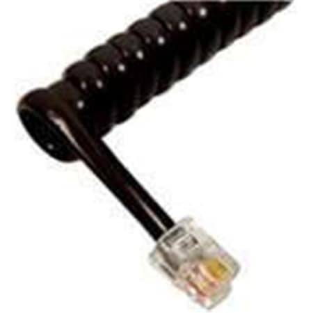 Hi-Tec Telephone Handset Cord With Black Cable With 1.5 in. Lead 6 ft. HI333001